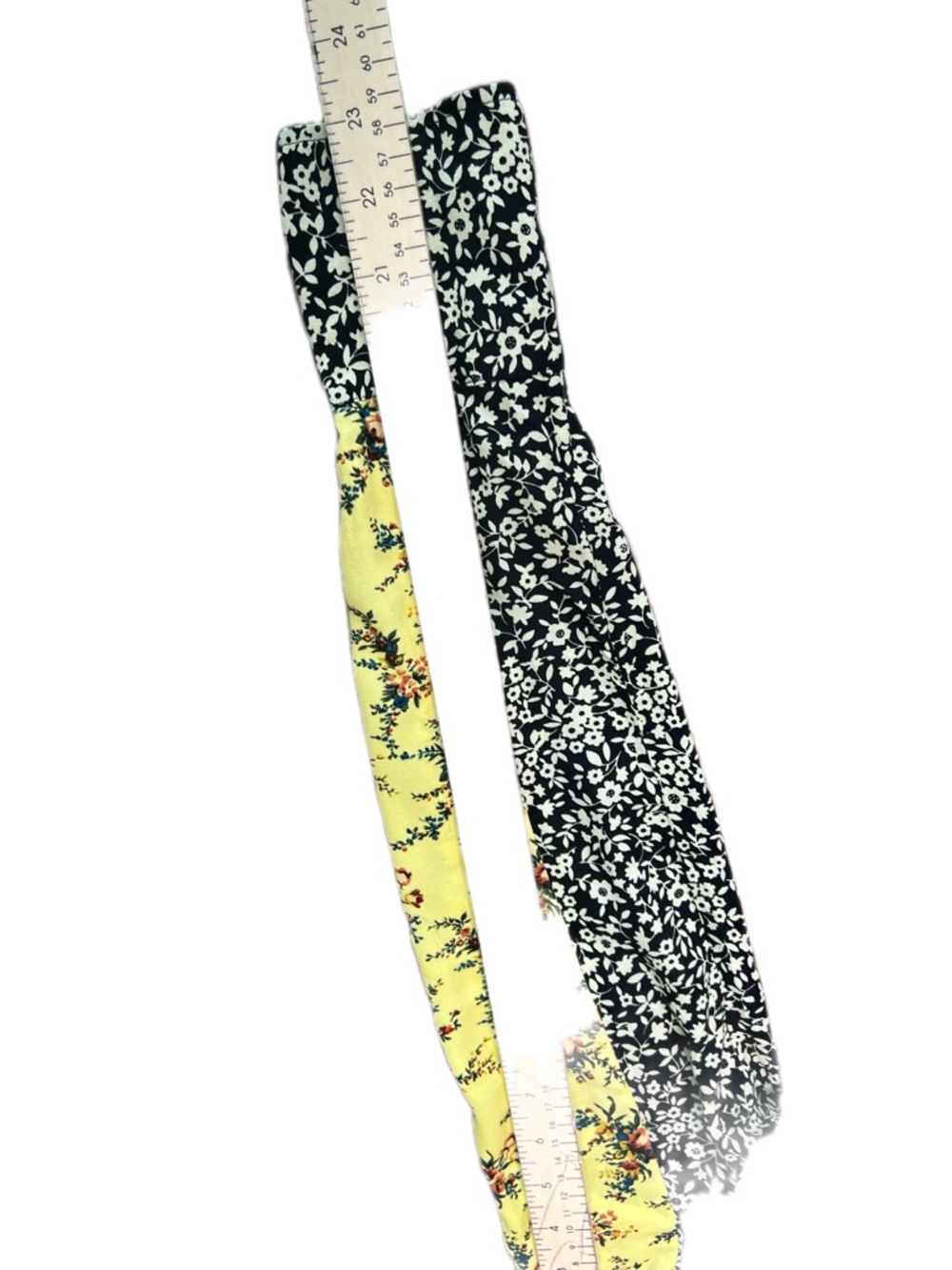 Sandro Floral Patchwork Mini Dress Yellow Black Long Sleeve Boho Size 2 - Picture 6 of 13